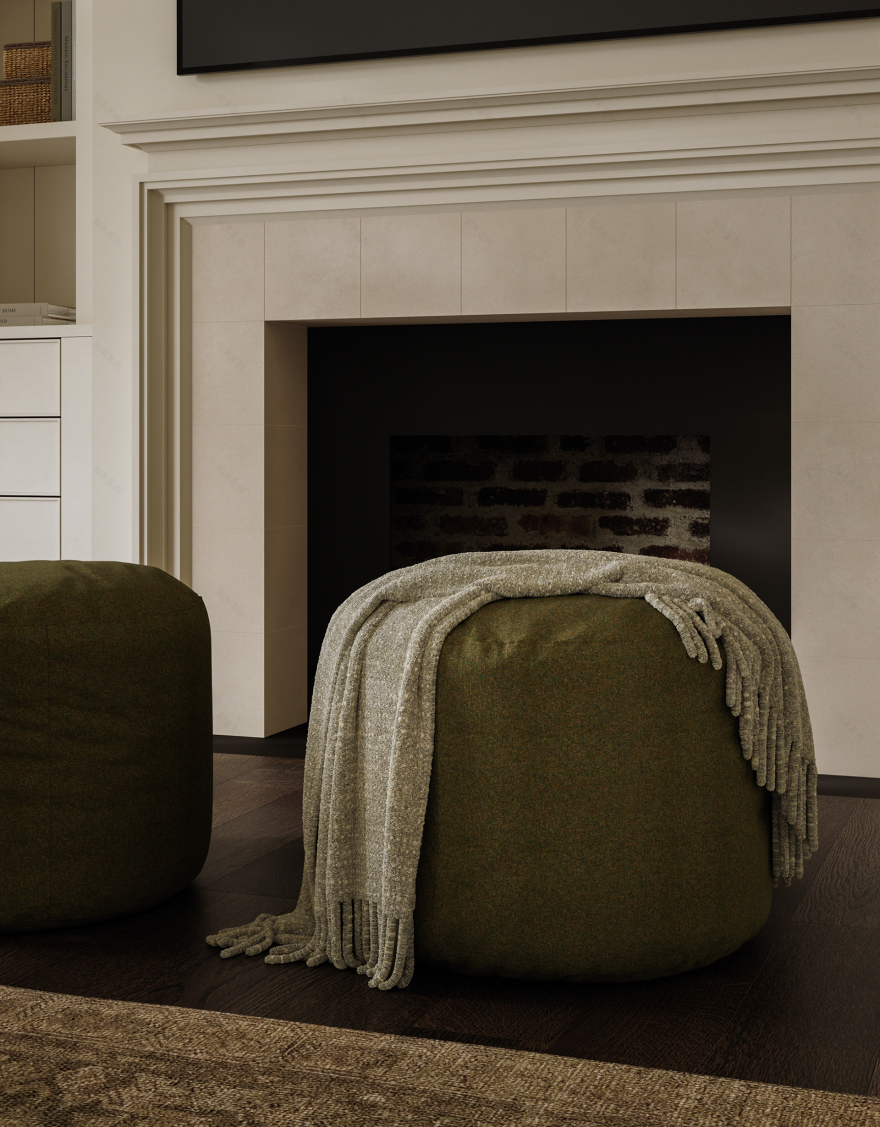 Transitional Living Room Interior Visualization-8