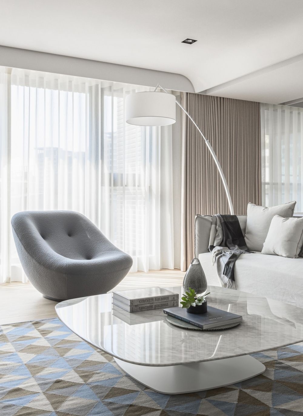 原建筑空间 | 优雅的现代品味空间-5