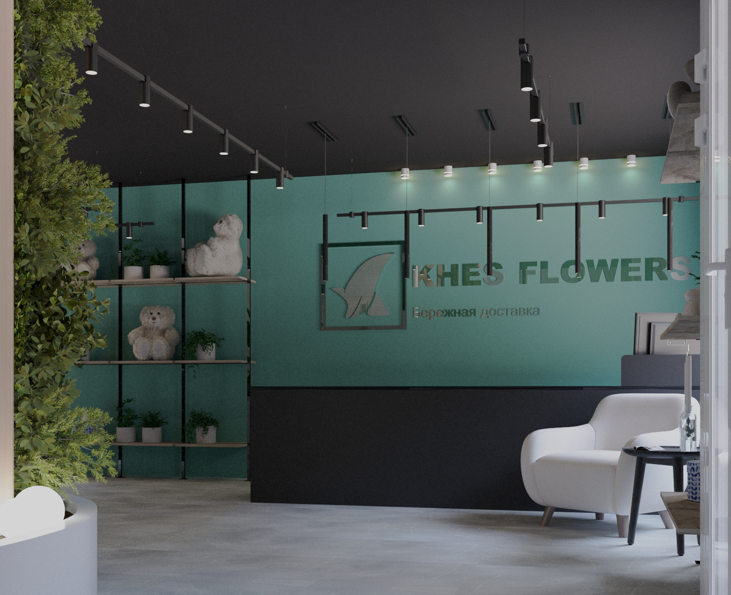 KHES flowers 花店设计丨俄罗斯喀山-38