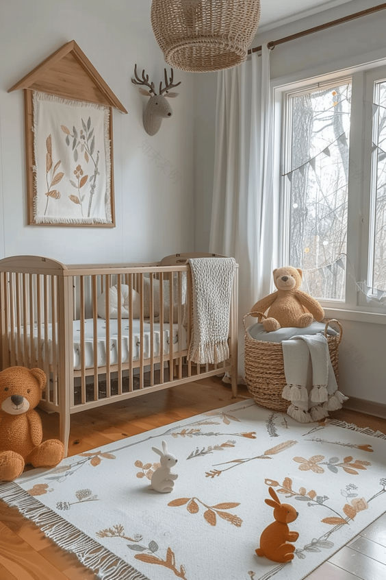 可爱男宝宝 nursery 装饰设计-74