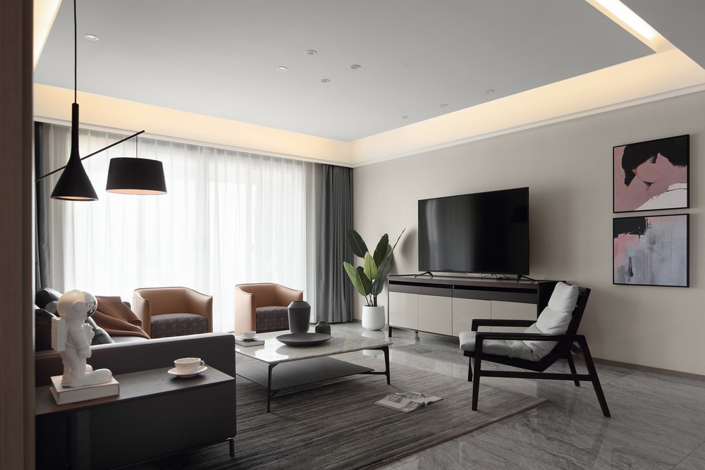 观筑设计改造家 | 现代风格平层改造，优化空间布局-17