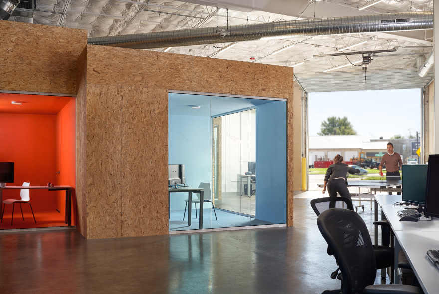 OSB 盒子的创意运用——软件公司办公室设计-5