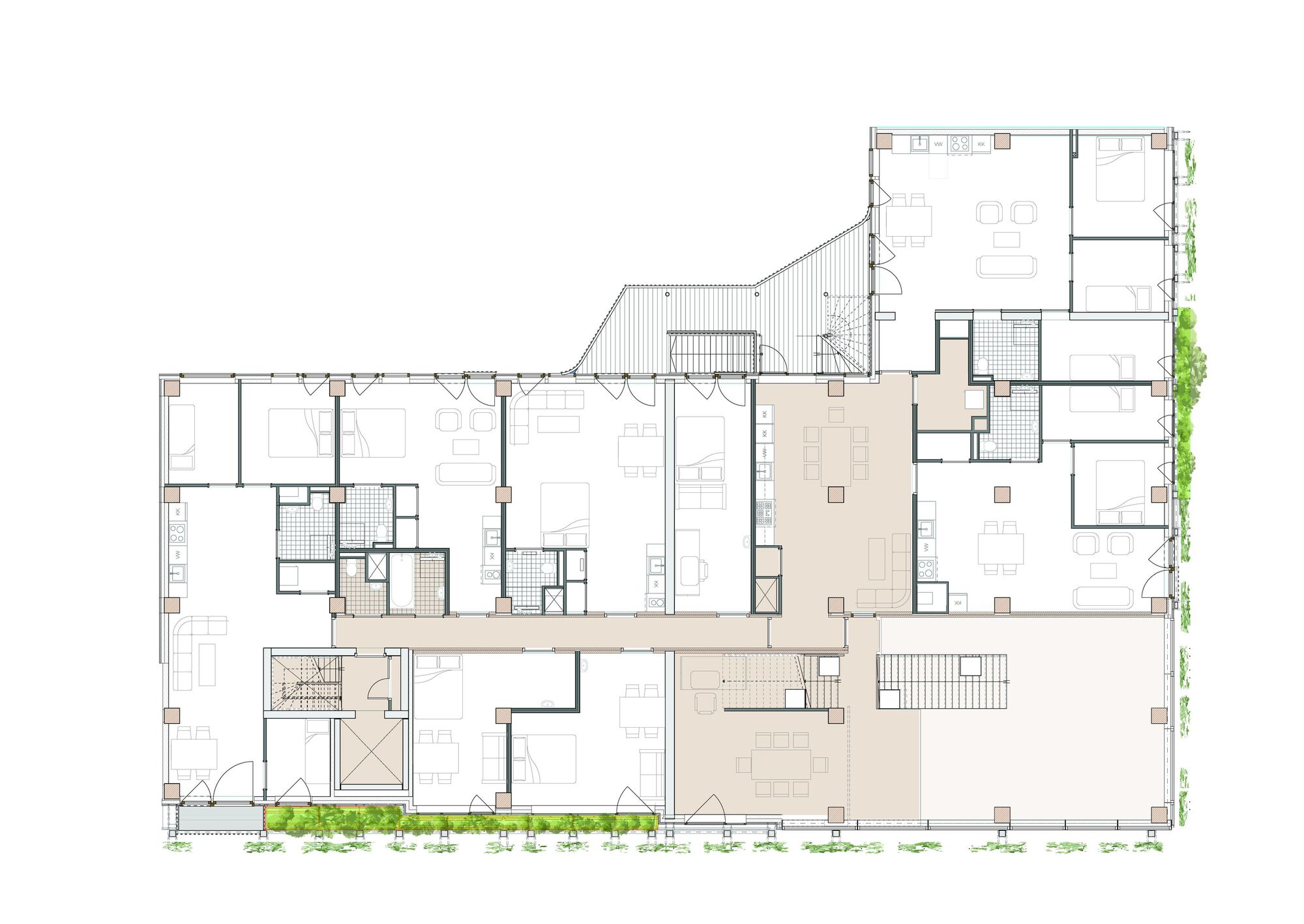 沃伦住房合作社丨荷兰阿姆斯特丹丨Natrufied Architecture-30