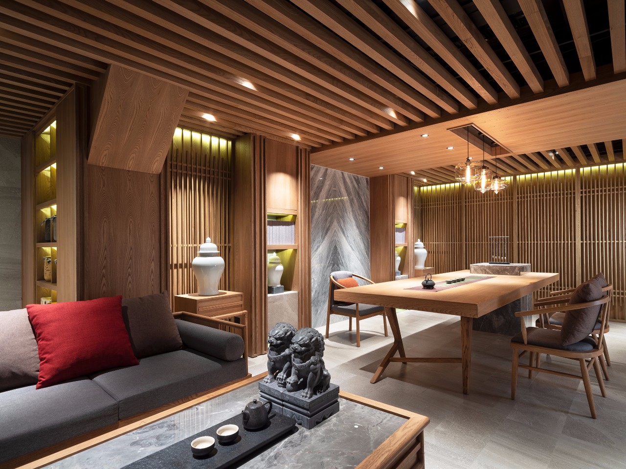极客创咖企业会所 | 现代东方自然设计,返璞归真的奢华体验-23