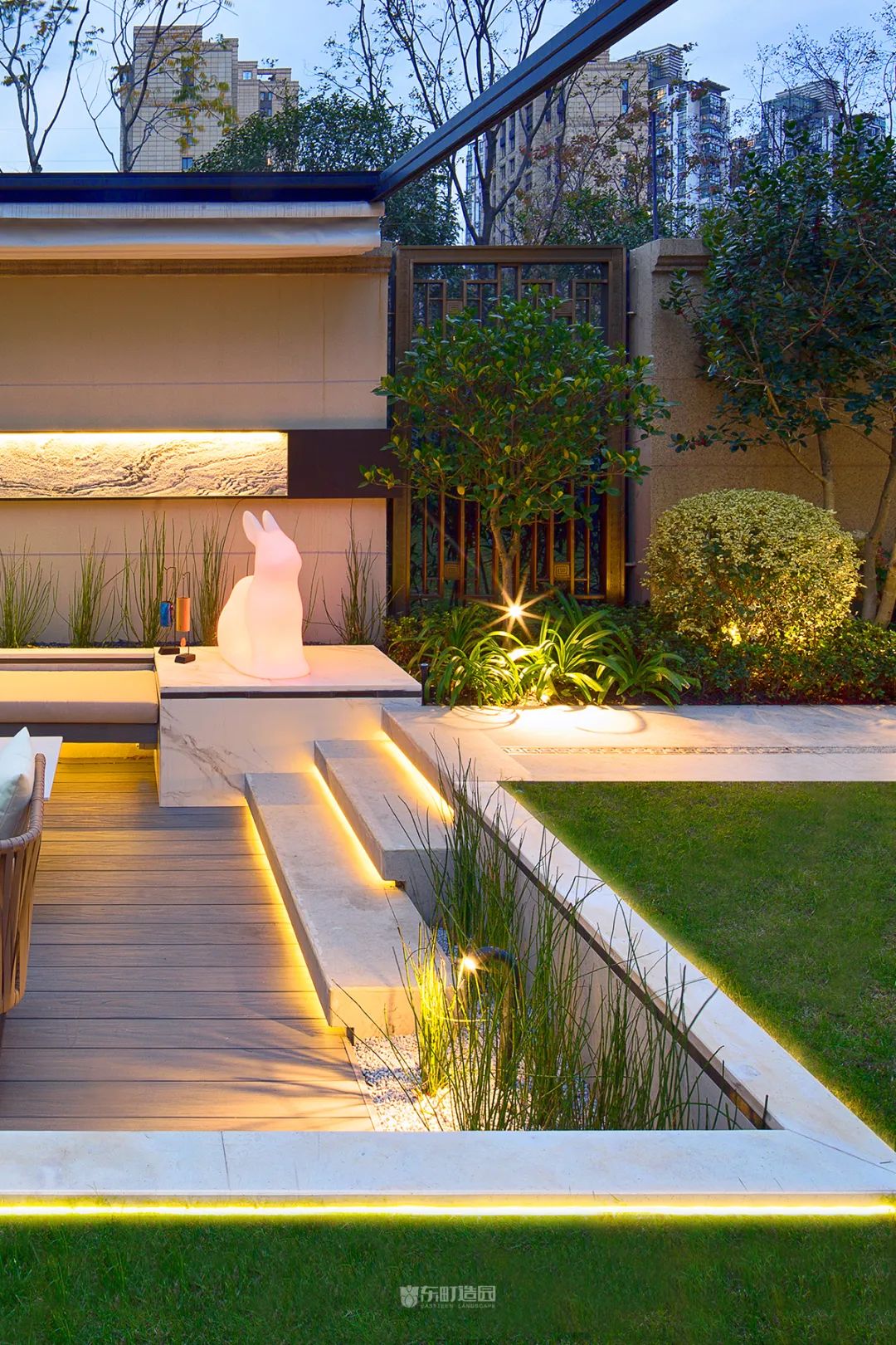 上海大宁金茂府玉兔园 | 自然与舒适的完美结合-57