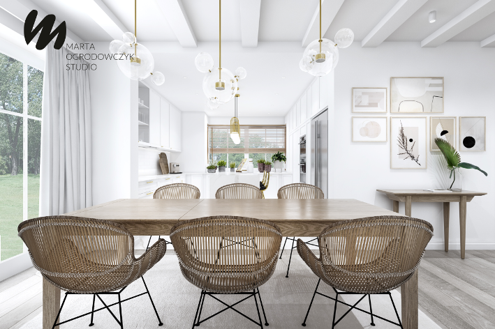 现代波西米亚风格住宅首层设计丨波兰华沙丨Marta Ogrodowczyk,Marta Piórkowska-5