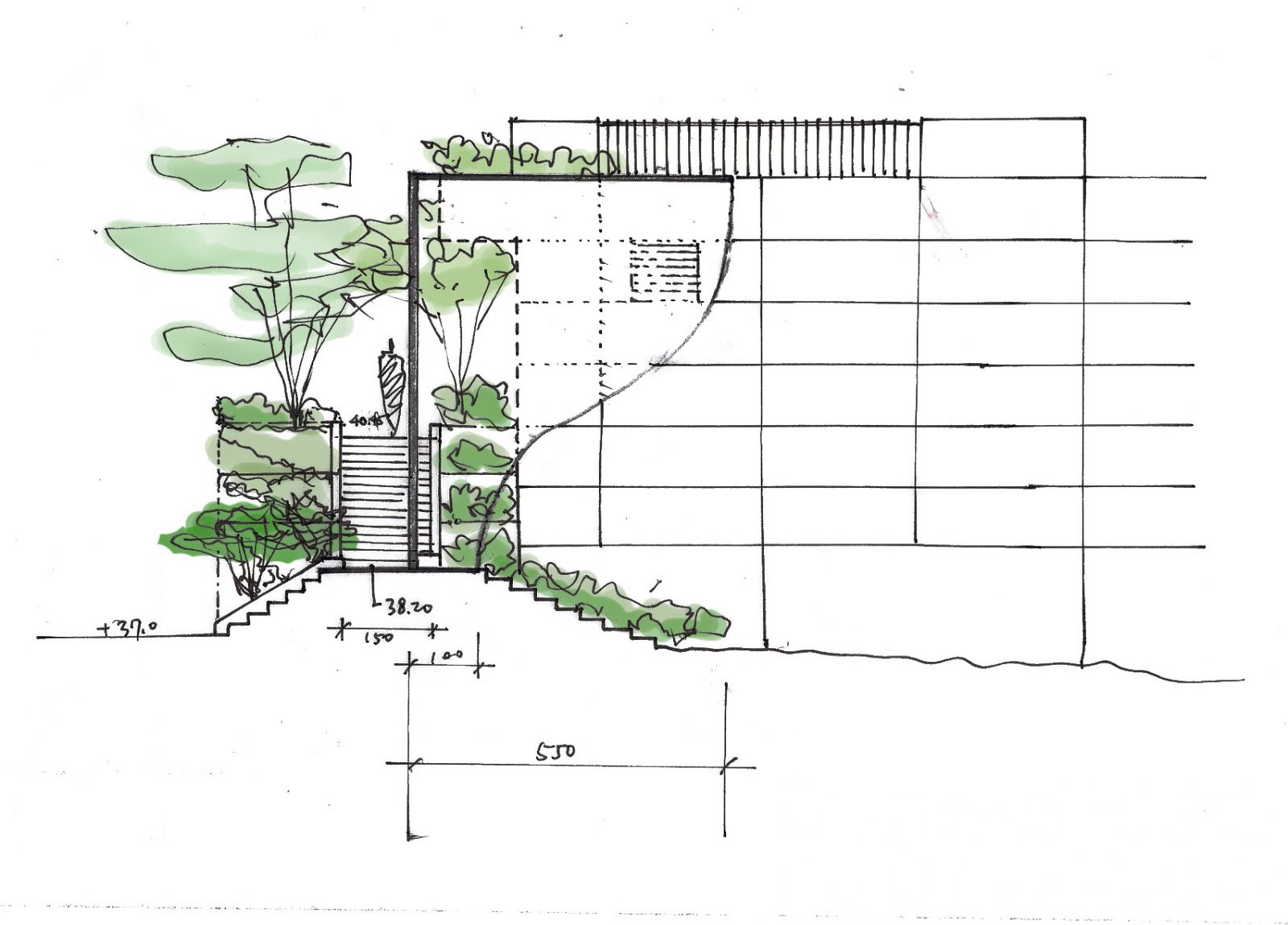 「信義花園」中庭住宅景觀設計丨中国基隆丨蕭家福建築師事務所-3