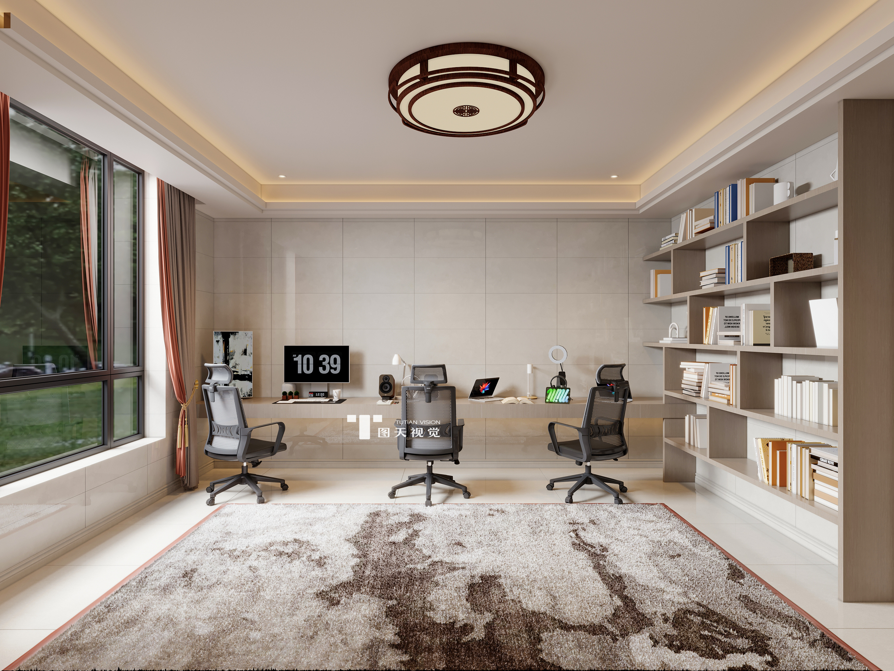 儒雅中式自建房 · 温润质感全屋瓷砖-3