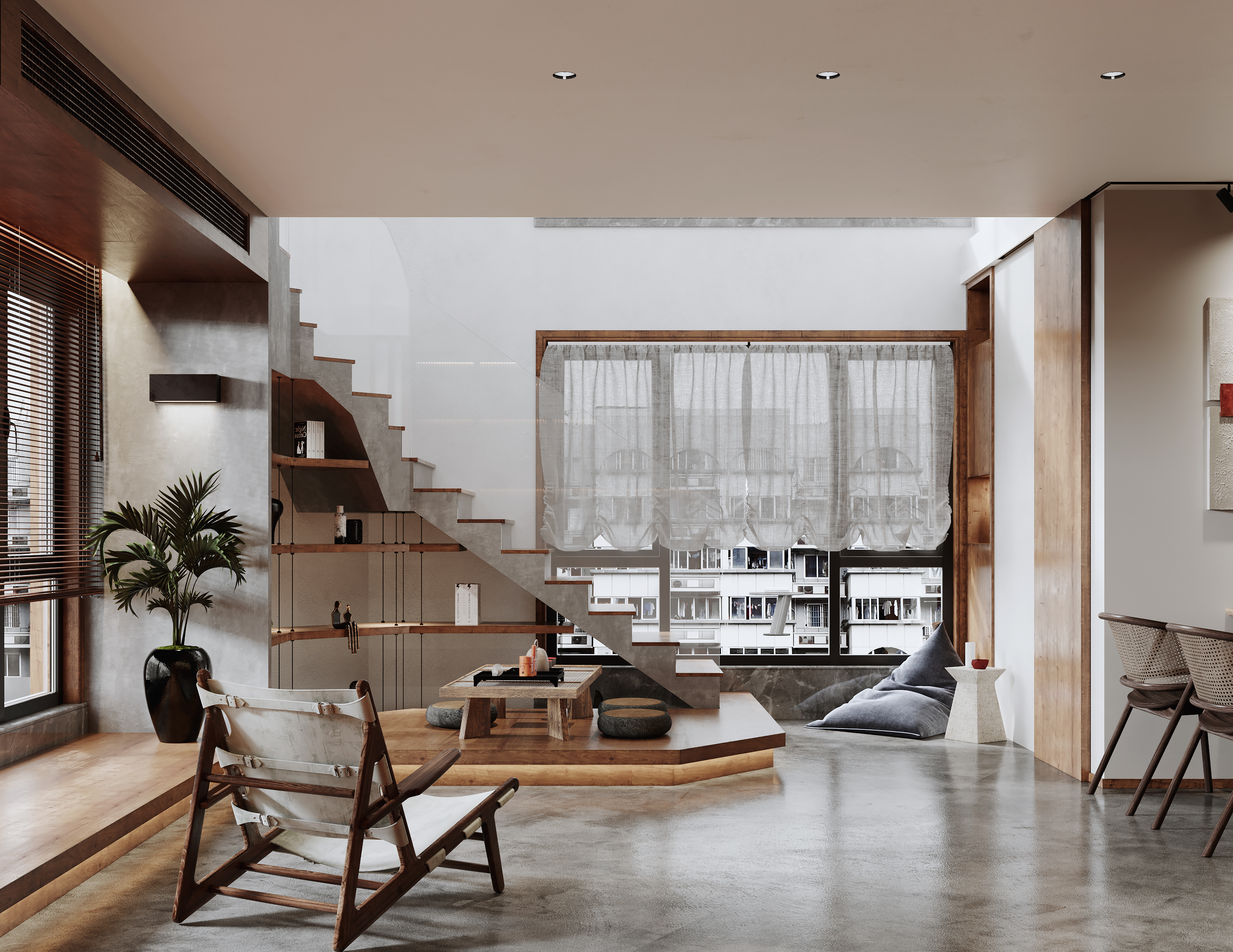 民宿风单身公寓-6