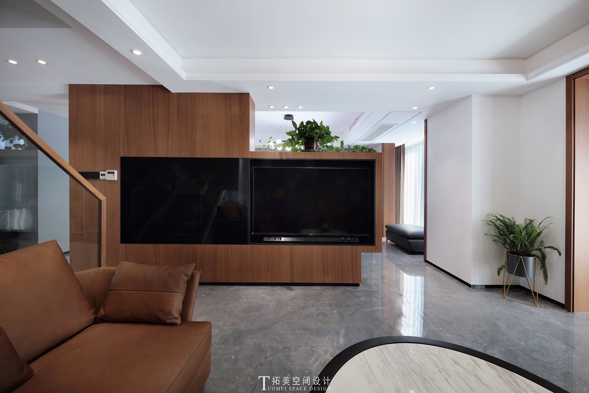 280㎡现代顶层复式丨中国丨拓美空间设计-13