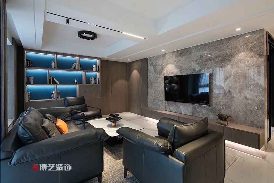 嘉兴优尚花园 150㎡现代简约设计，大气而简约的生活空间-18