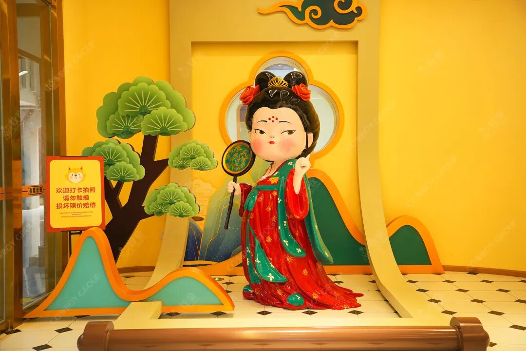 大华1939文创园梦回盛唐，让商业空间成为文化传承的起点丨牧童室内乐园-30