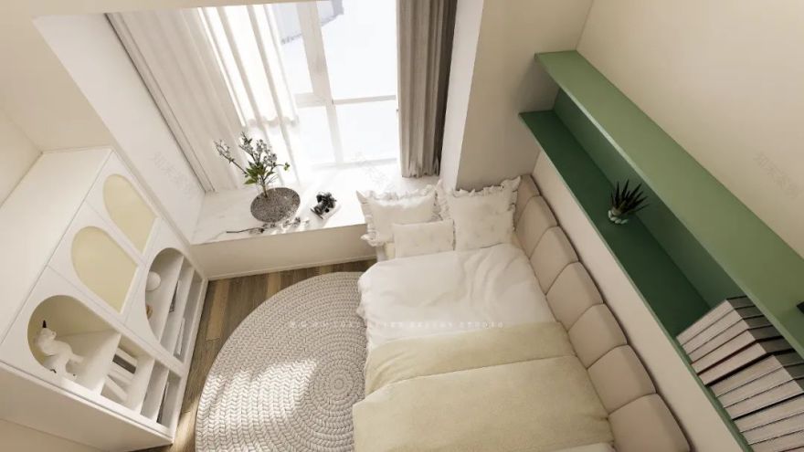 现代四房两厅设计丨壹柒设计-15