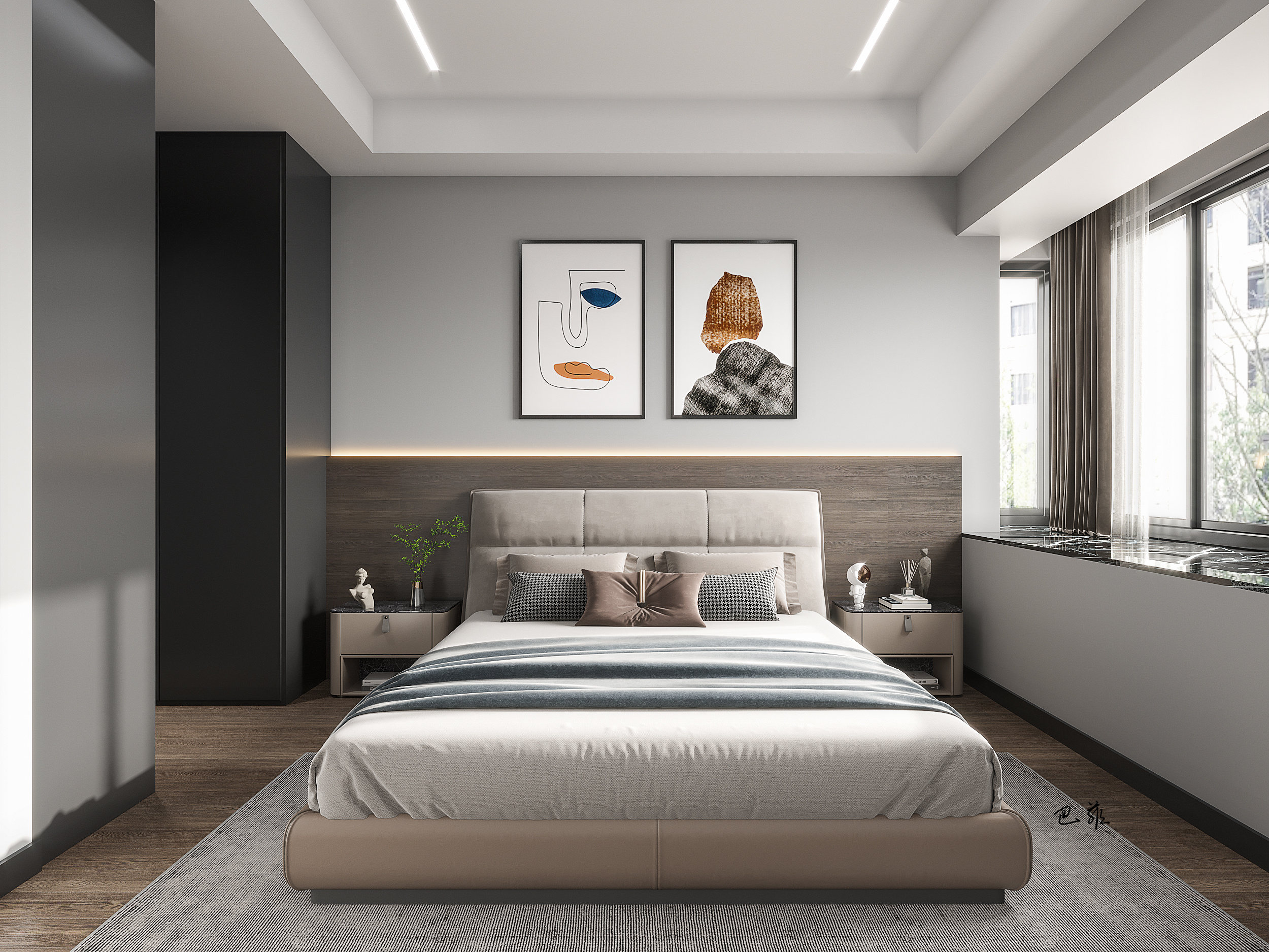 现代极简平层设计-12