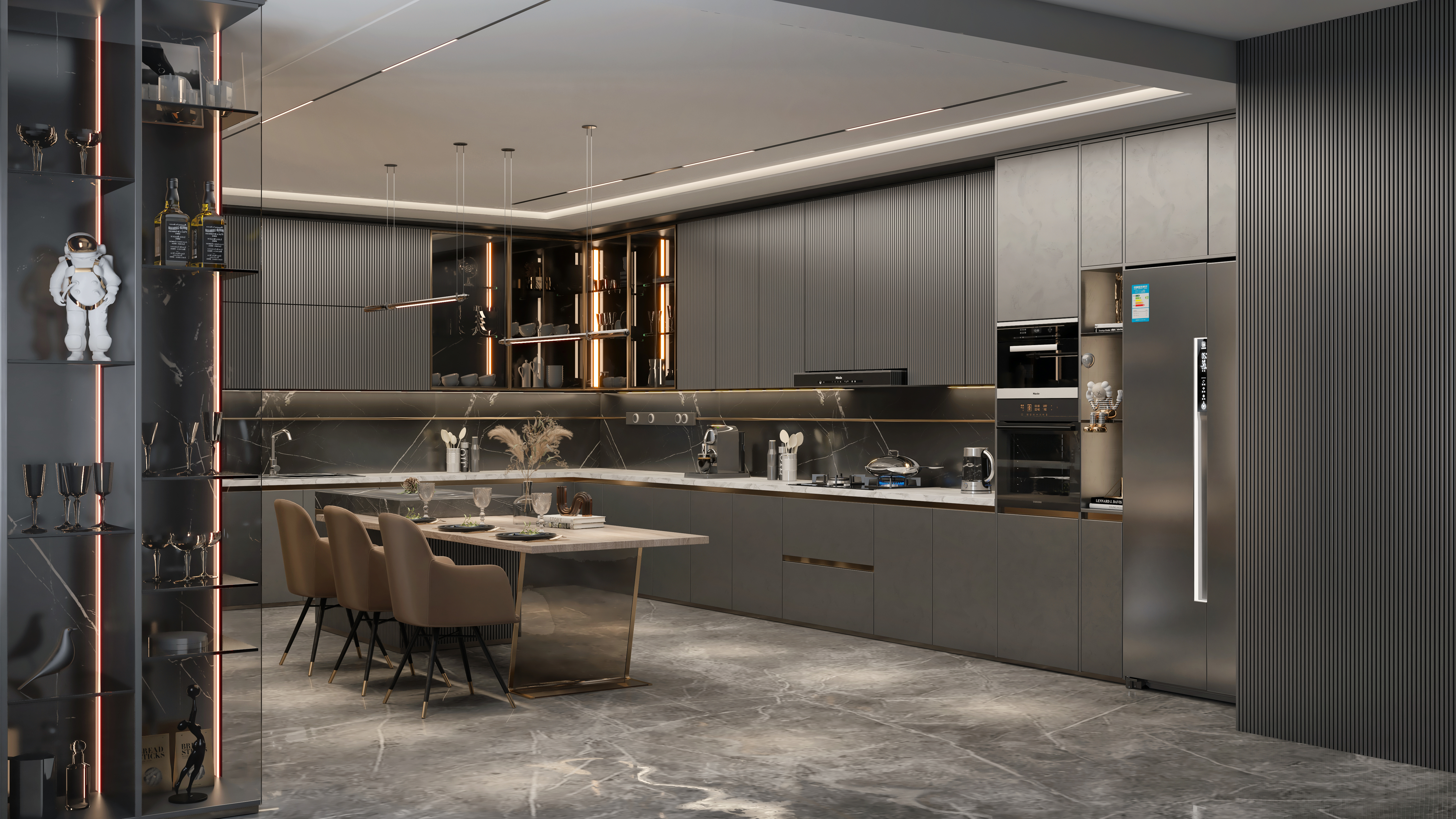 LUXURY BLACK KITCHEN-9