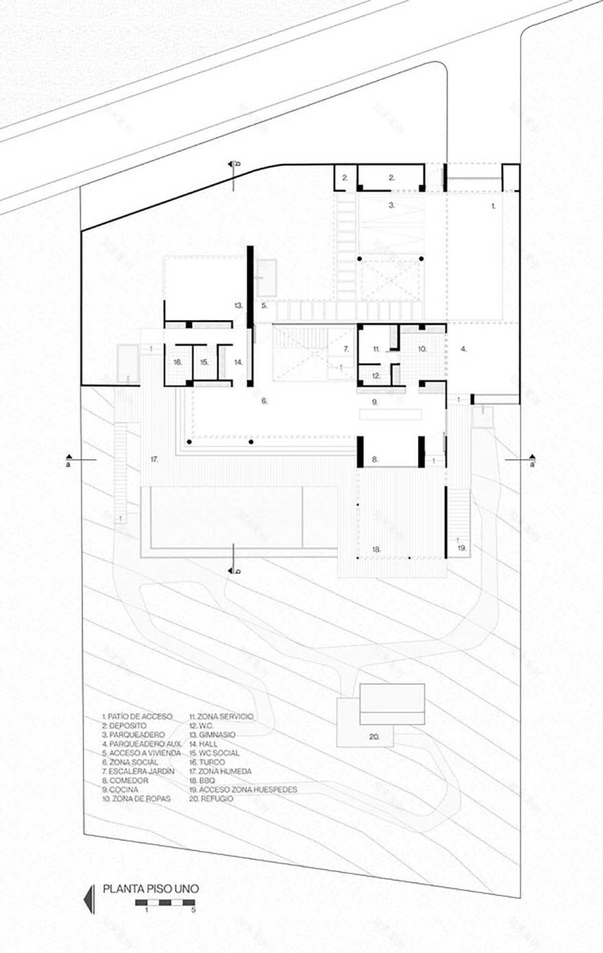 哥伦比亚寒带山间别墅,自然与建筑的和谐交融-5