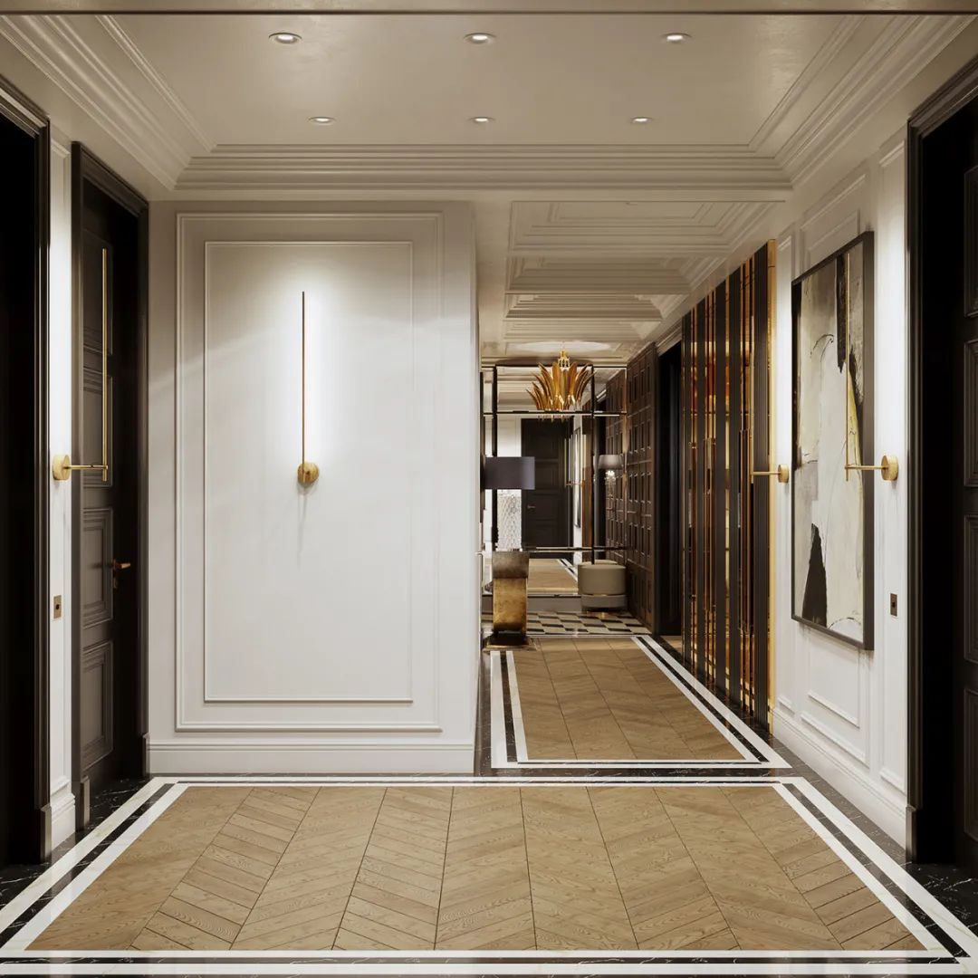 俄罗斯莫斯科 192·4㎡私人豪宅设计丨Julia Design-39