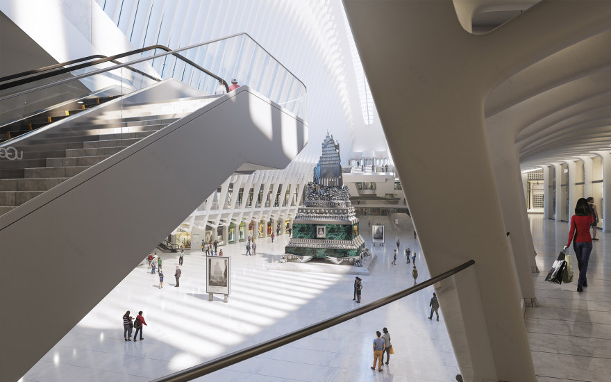 3D Animation of Steel Standing Memorial-5