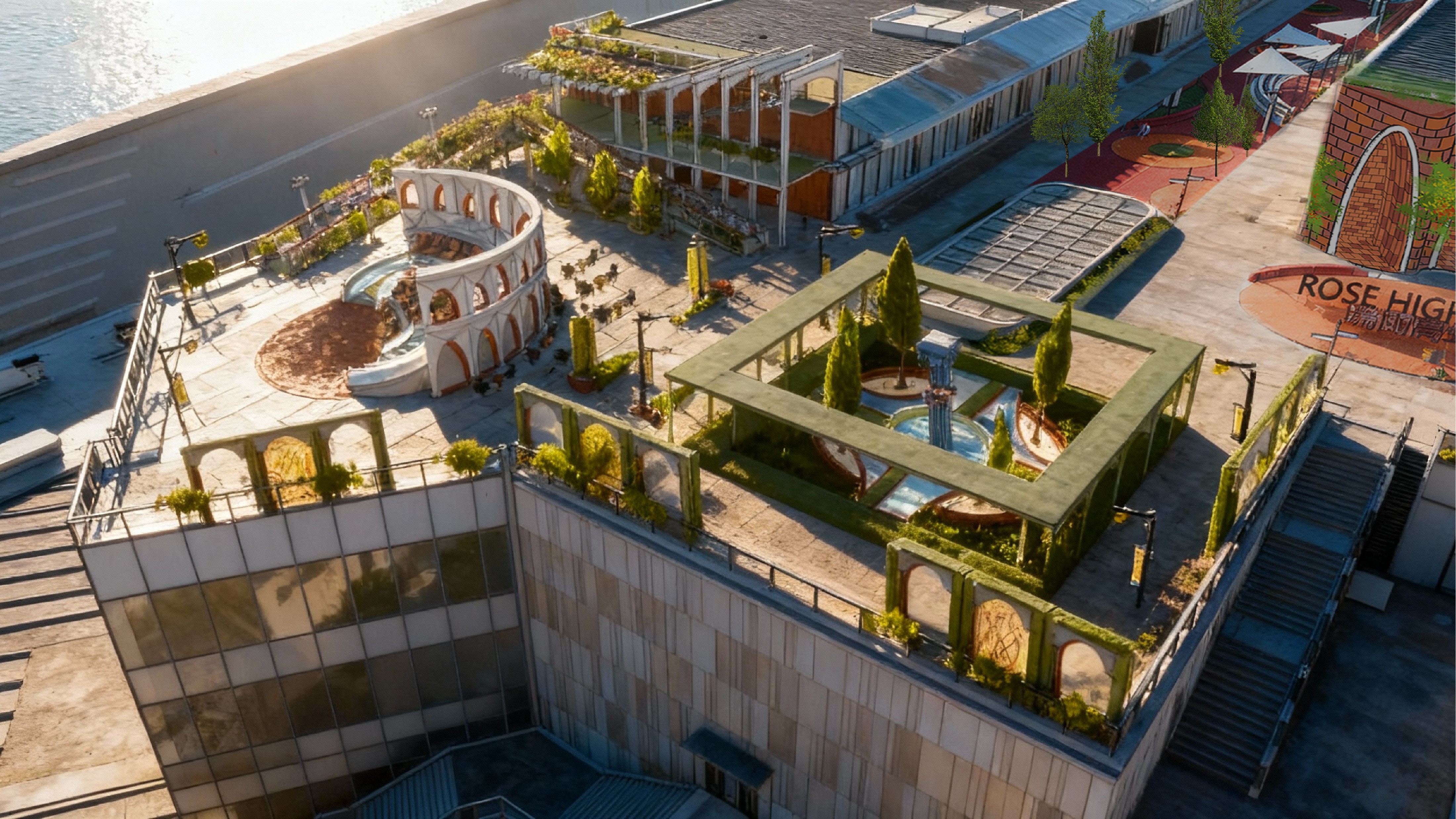 SKY ROMA: A Rooftop Block Creative Space Design Project-10