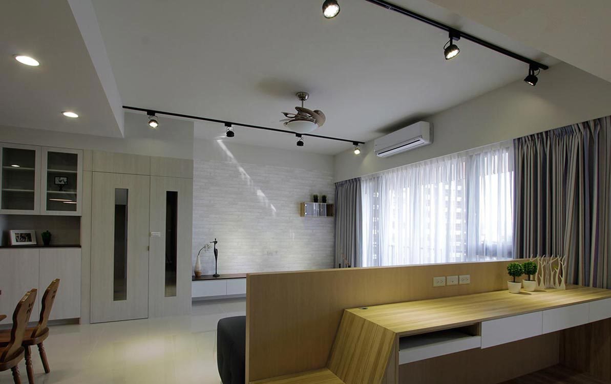 99㎡北欧风住宅  东风室内设计-11