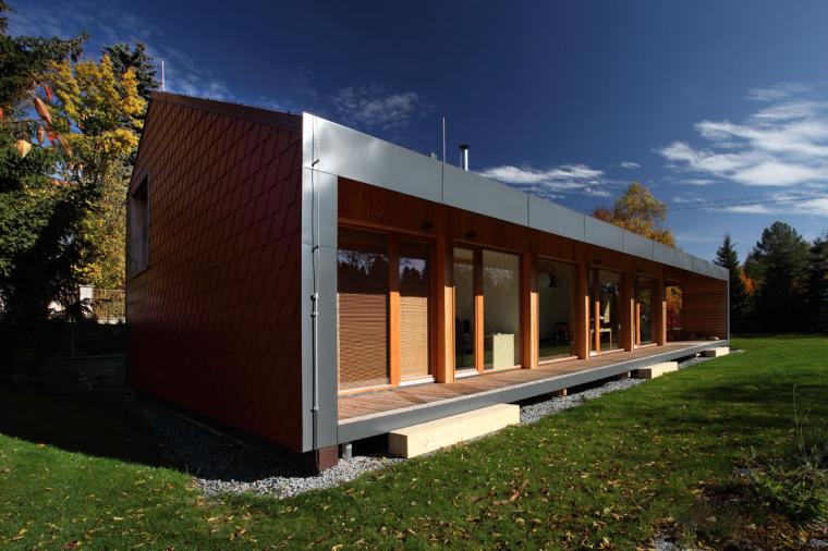 捷克 Ladvi 独栋家庭住宅 | “一栋住宅中的住宅”-17