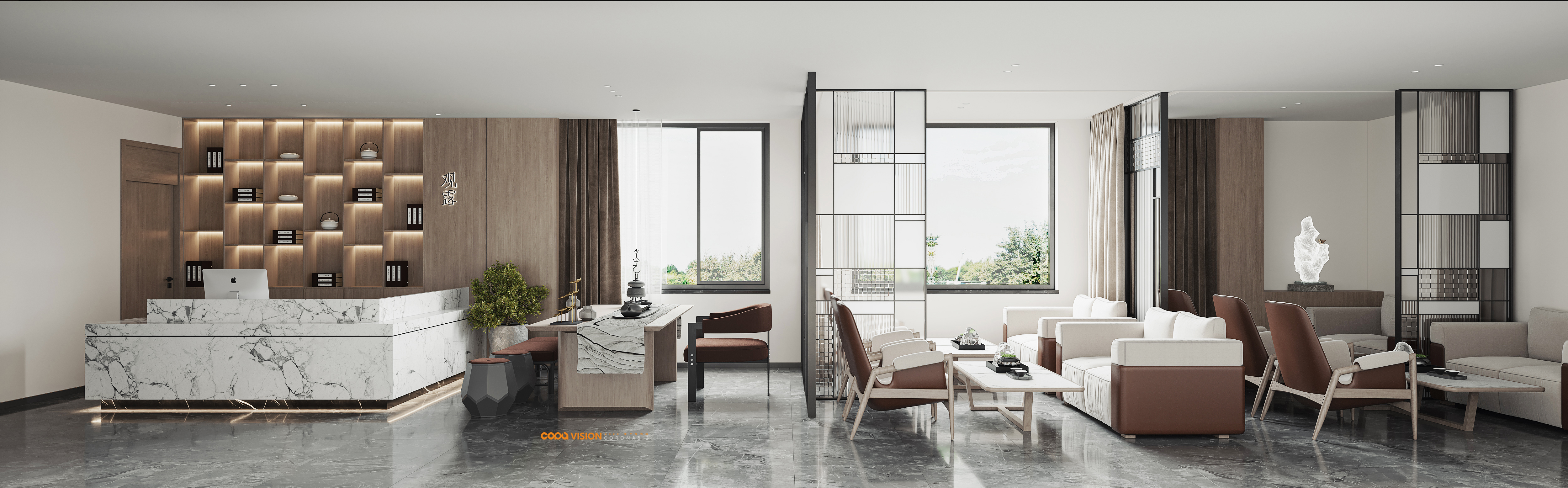 2022 年中下旬工装效果图表现作品丨靠背视觉-49