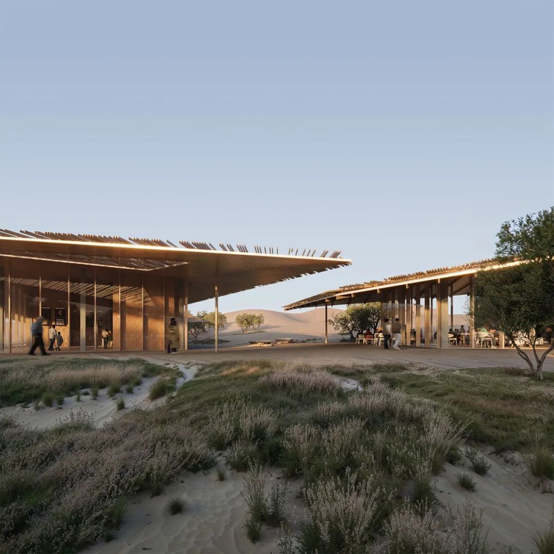 新疆罗布人村寨湖畔游客中心丨中国新疆丨Aedas-22