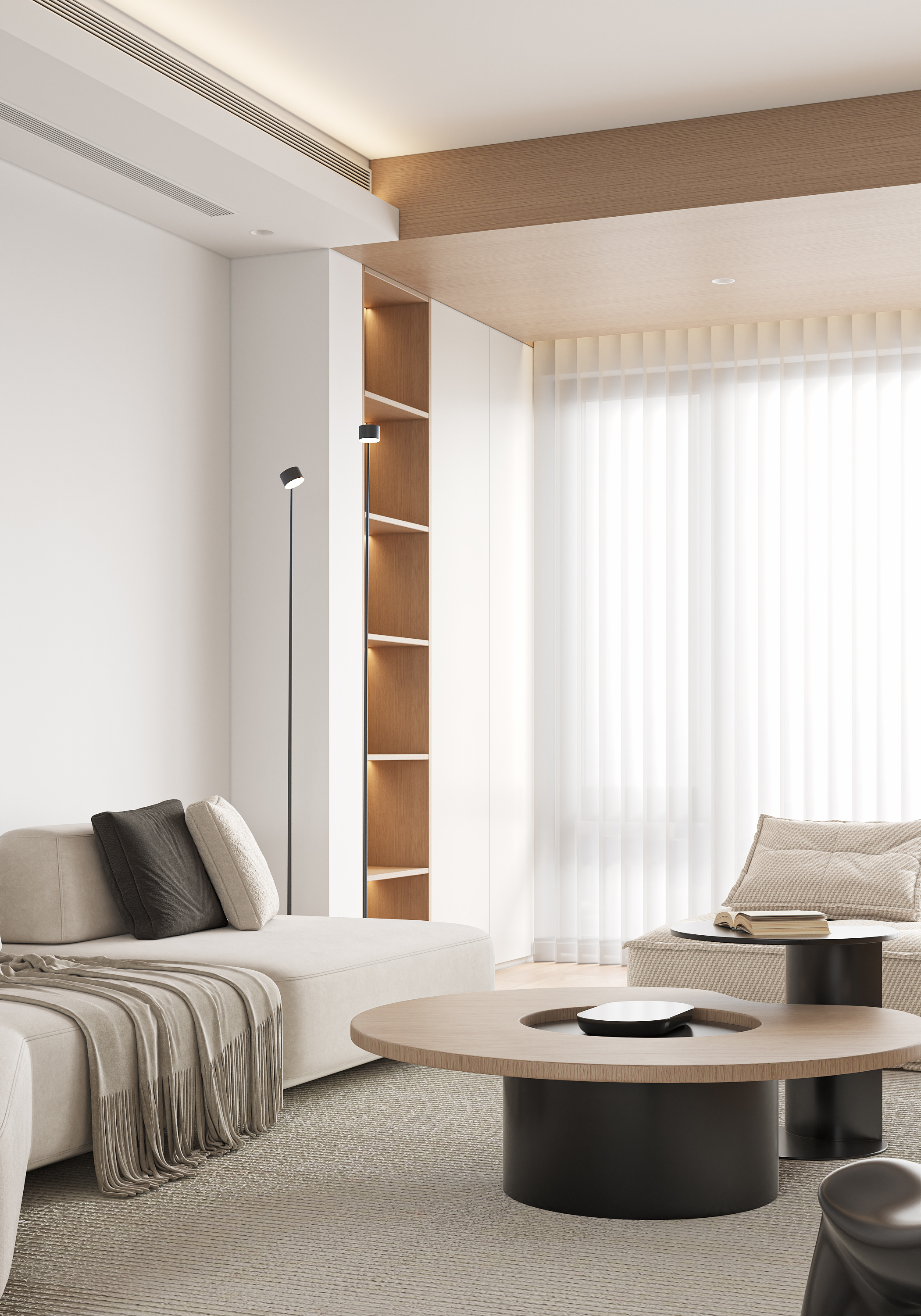 原木风平层效果图表现-1