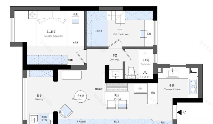 如沐春风 · 78m²现代风两居室设计-5