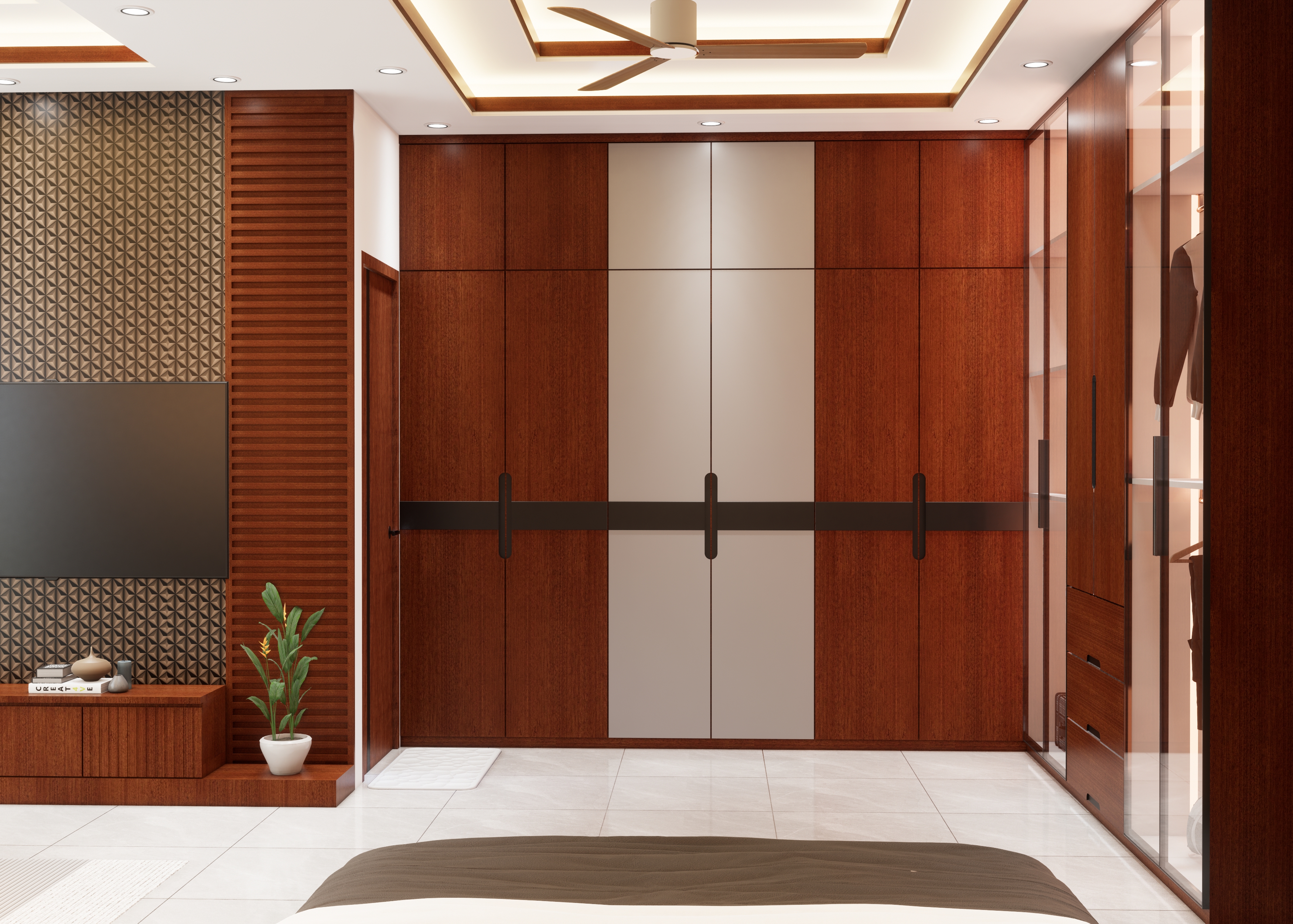 主卧及主卧房设计项目丨Jr.Architect Md.Faruk-4