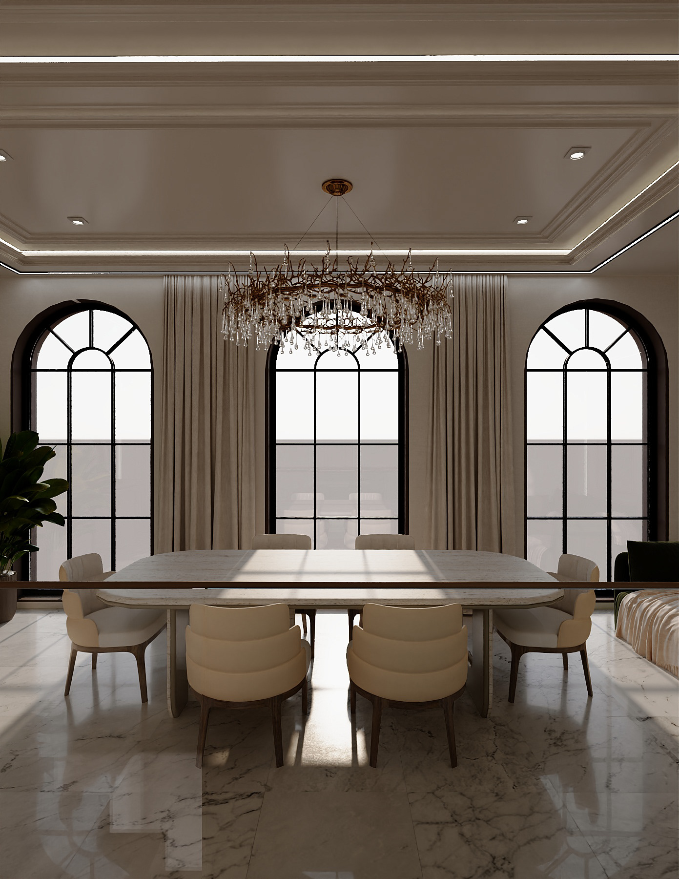 Living Room Design Neo Classic-5