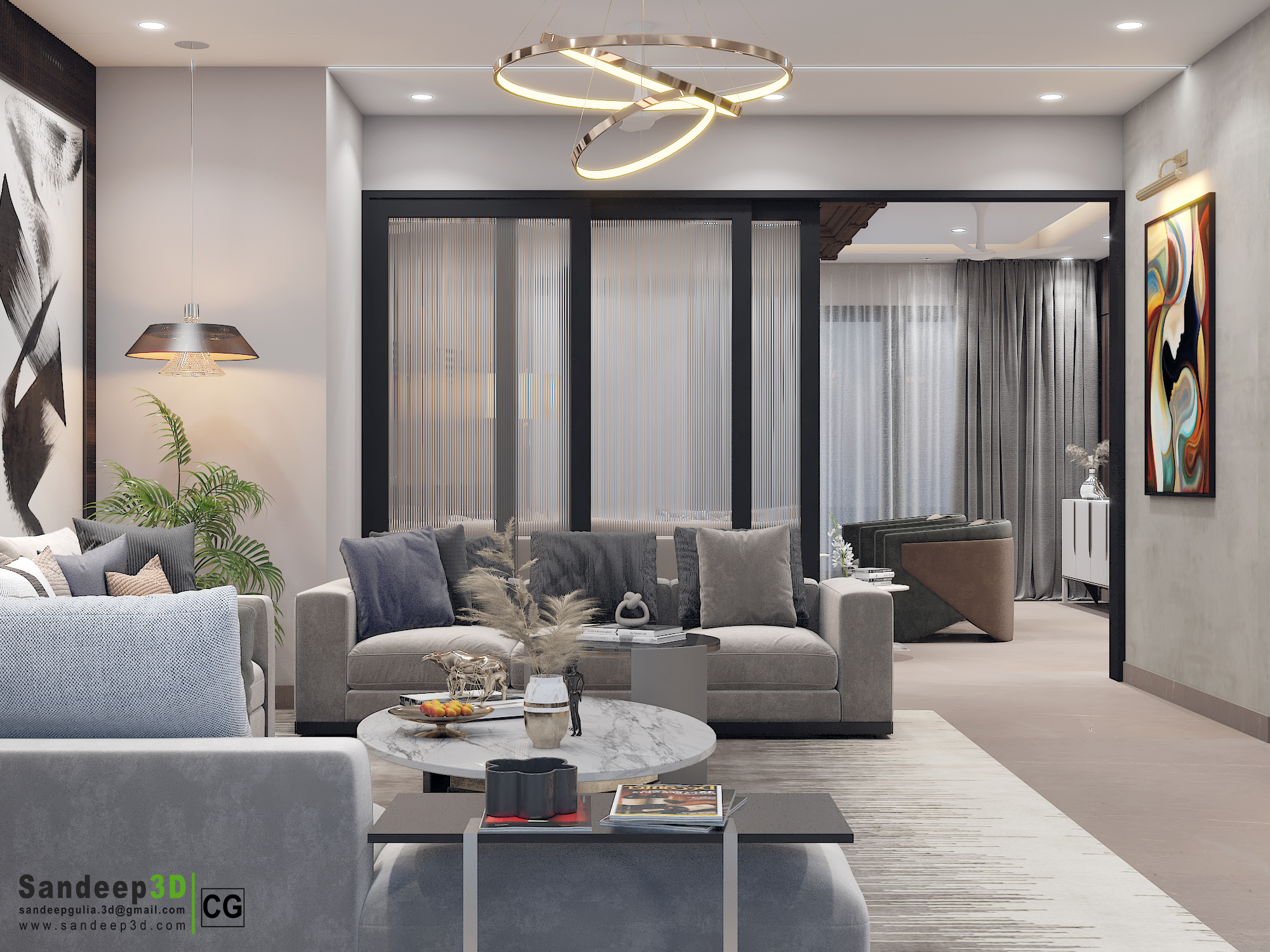 起居和休闲区-6