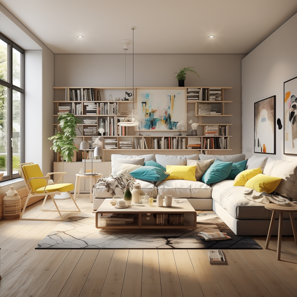 彩色世界，柔软沙发-9