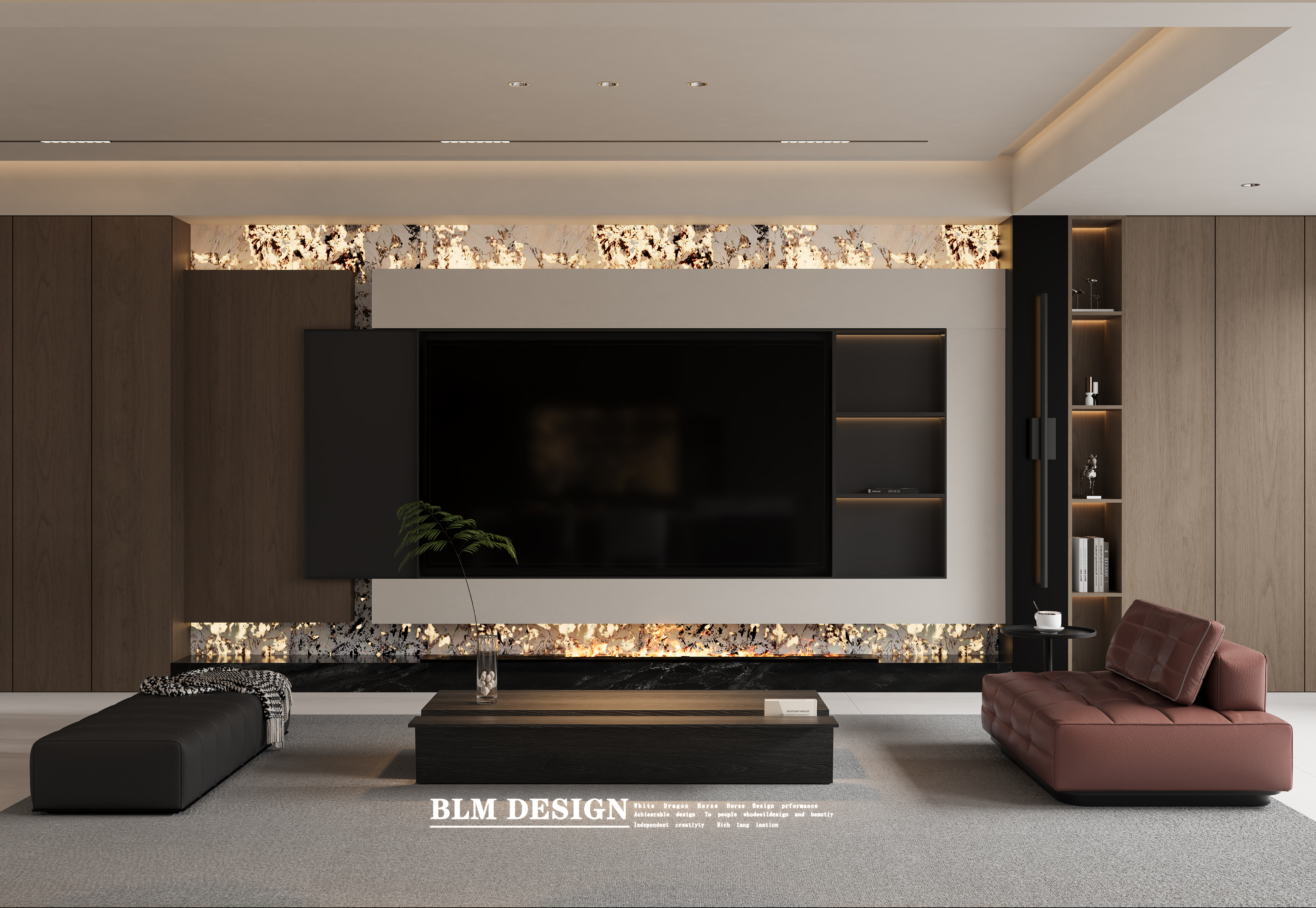 意式轻奢——白龙马效果图-2