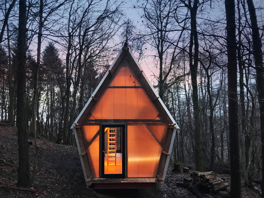 Low-cost micro home is made from timber and scavenged materials-20