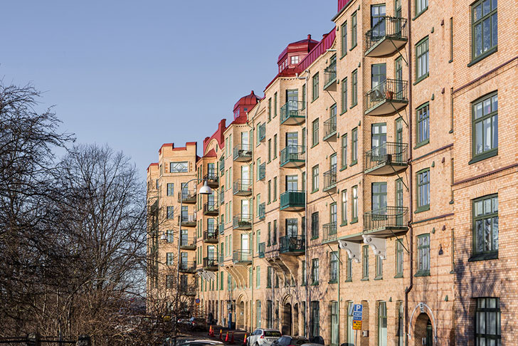 瑞典 70 平米明亮空中公寓，尽显自然光魅力-23