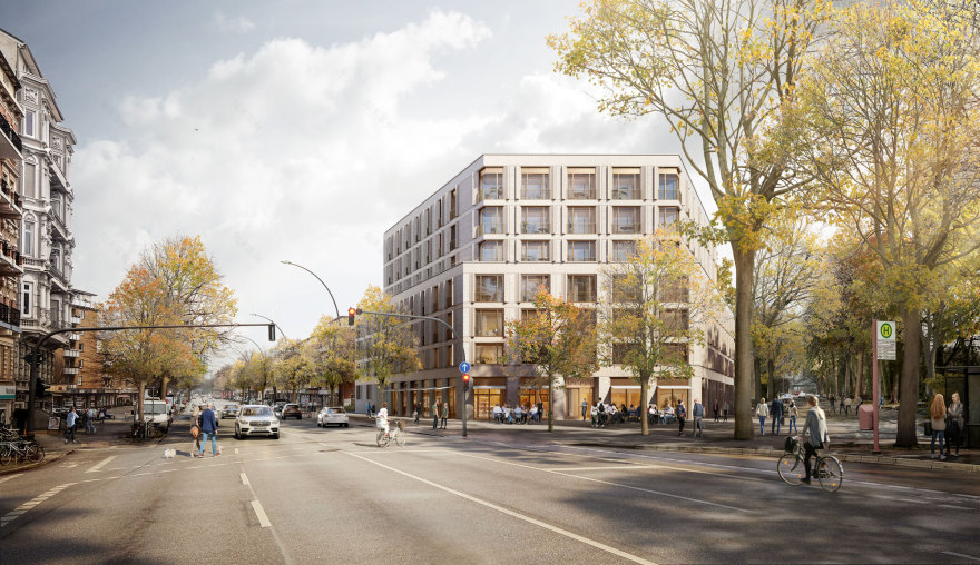 Wohn- und Geschäftshaus Mundsburger Damm - eins:eins architekten-0