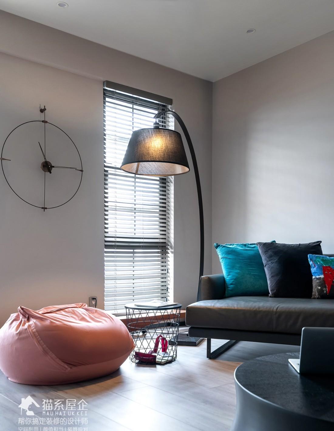 80 后海归 217㎡工业风家设计，全屋无主灯，餐厨一体，阳光房变榻榻米-8