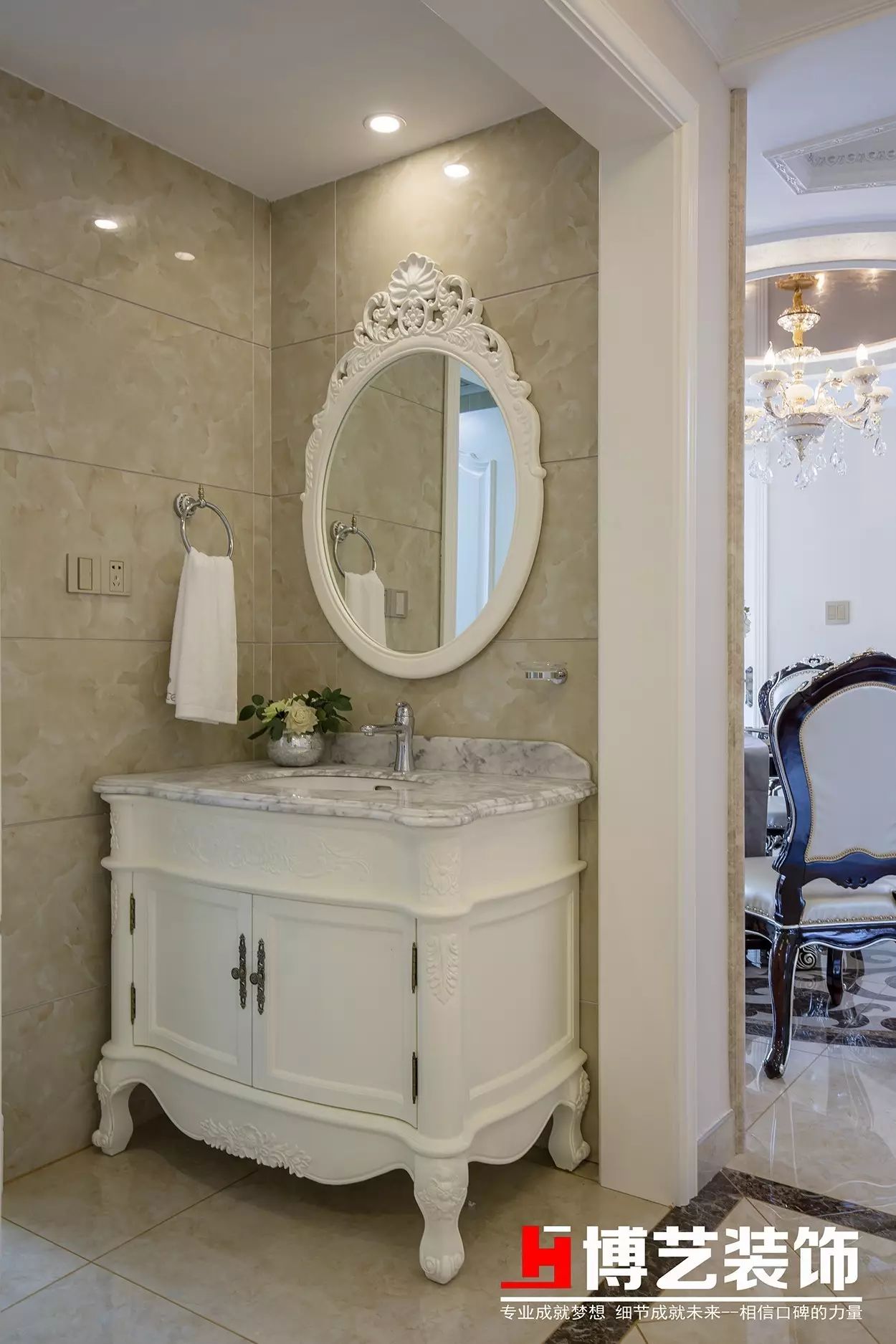 《镜中花》欧式新古典浪漫空间设计-34