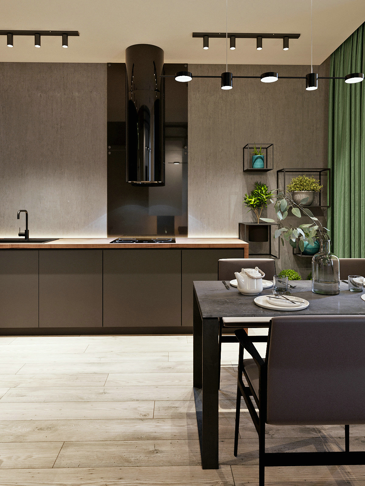 北欧风灰绿设计，展现纯粹魅力-12