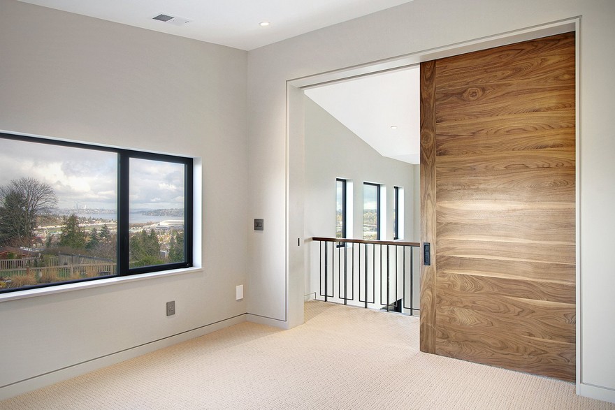 华盛顿伦顿山庄现代家居，钢、混凝土、胡桃木的自然魅力-21