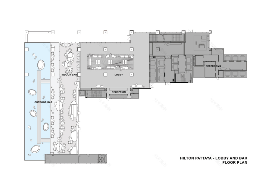 hilton pattaya lobby bar and linkage spaces-32