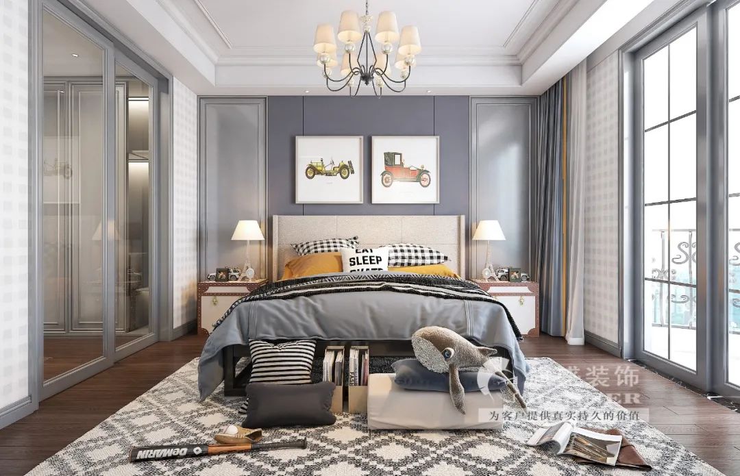 绛红之韵,山水之境——现代中式家居设计新诠释-79