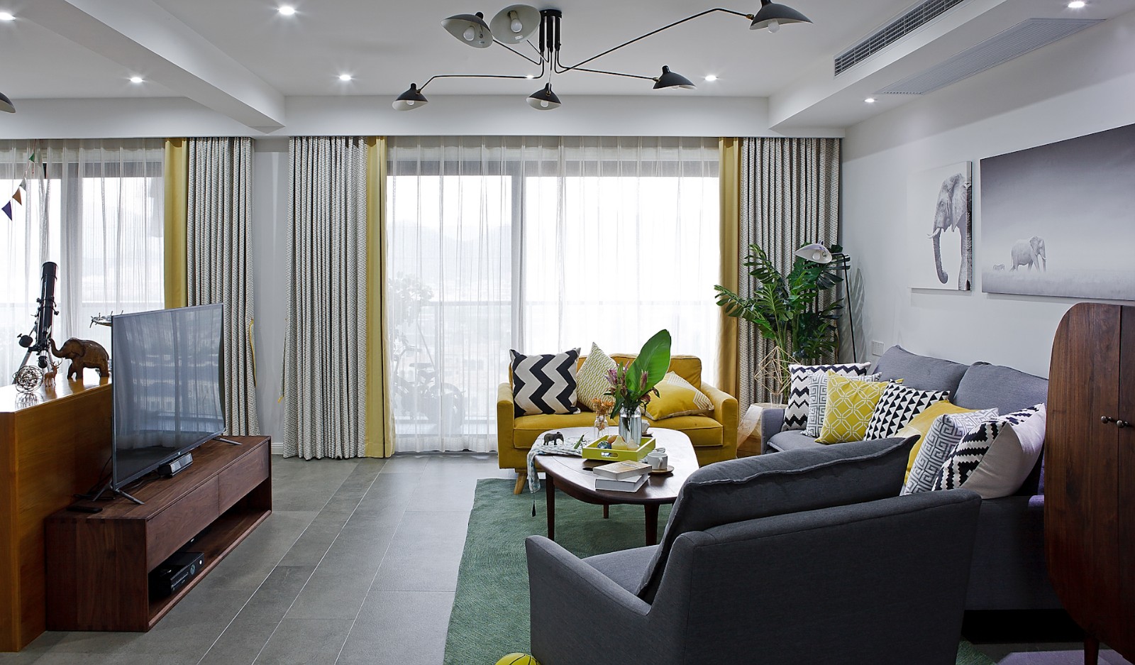 绿城翡翠城北欧风家装实景-5