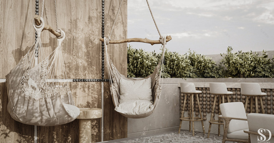 屋顶外部设计及烧烤区改造项目丨沙特阿拉伯丨select designs-6