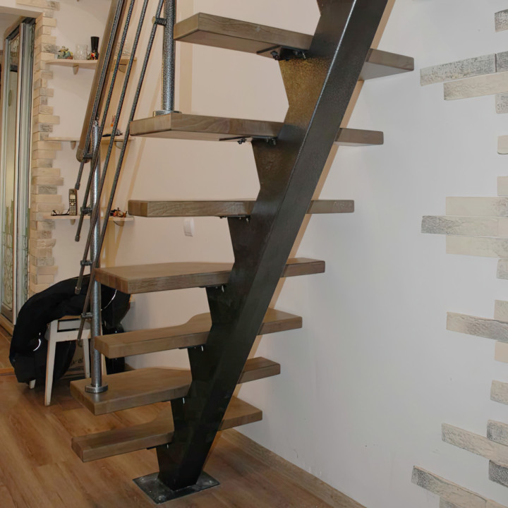 直梯到二楼楼梯设计与制作丨Gradius（乌克兰）-6