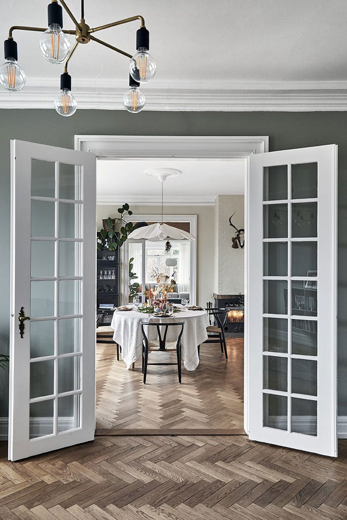 丹麦历史别墅优雅圣诞内饰设计-2