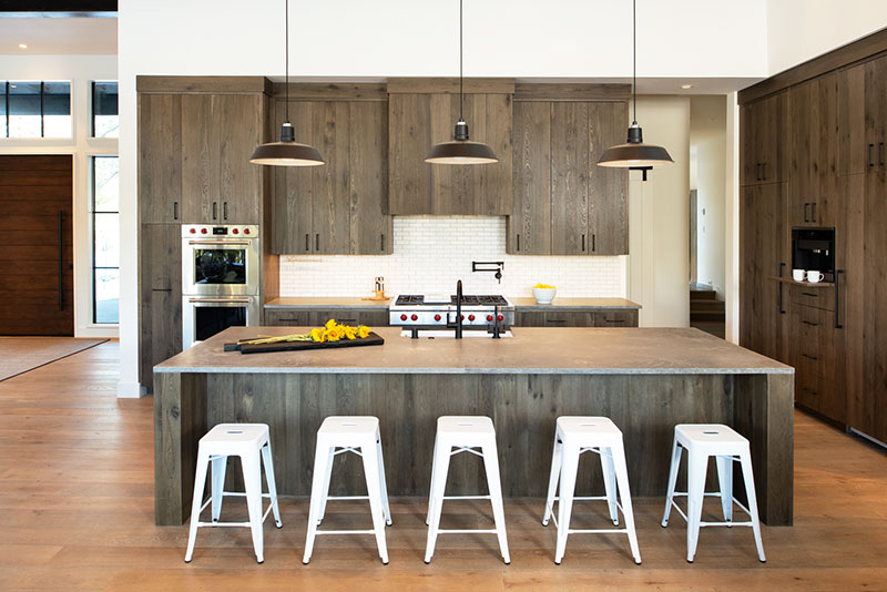 加州 Tahoe 湖畔现代农舍家园-7