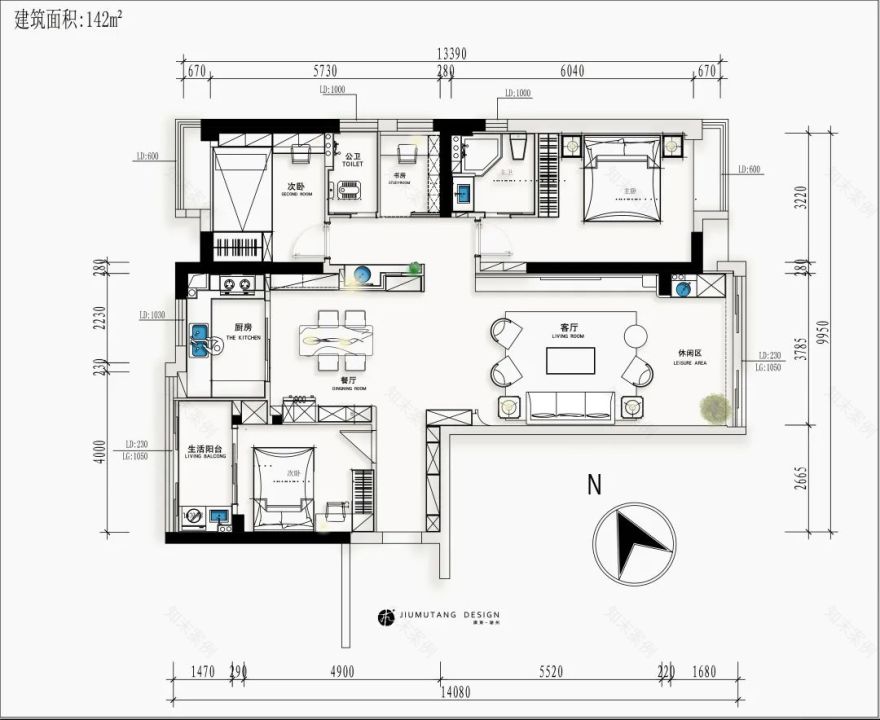 金域澜岸二期丨中国潮州丨潮州市九木堂装饰设计有限公司-18