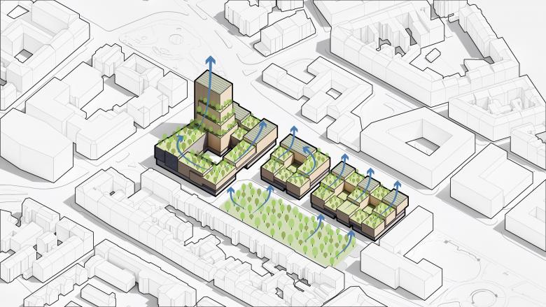 Quartier Poststraße 街区设计丨德国丨MA Architekten-6